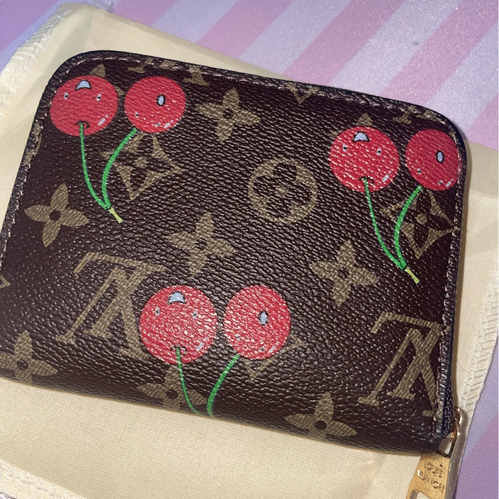 Cherry Print Wallet